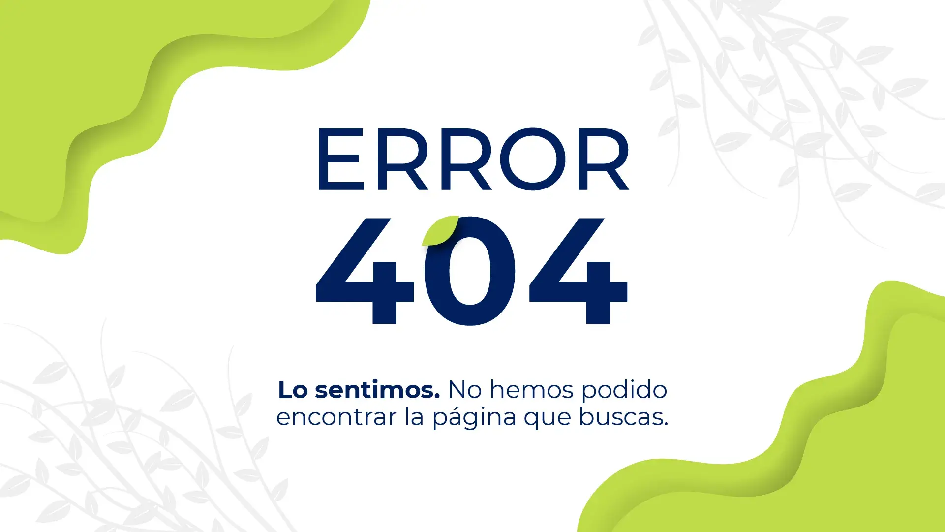 Error 404. Lo sentimos, no hemos podido encontrar la página que buscas.